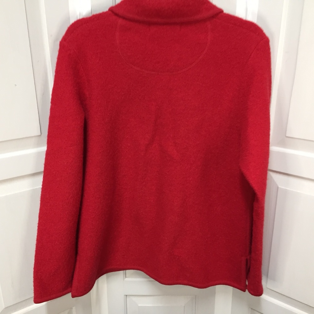 Appleseed's Red Wool Button Down Jacket - Picture 14 of 16
